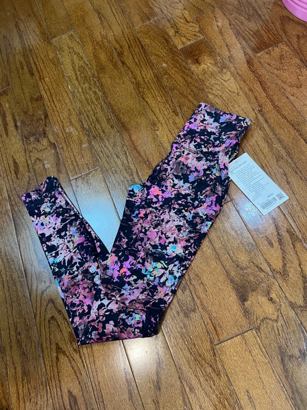 81. Lululemon NWT 2 base pace high rise tight 28” stencil blossom floral 28”